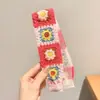 Fita Mágica Infantil Desenho Laço Renda Franja Patch para Meninas Pequenas, Fixador de Cabelo Amigo do Cabelo para Meninas