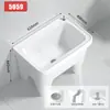 Nuevo Modelo Lavabo Mopa Balcón Cerámica Cubeta Mopa Piso Baño De Pie Hogar Cubeta Mopa