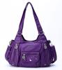 Amazon nuevo bolso de mano multifuncional para mujer multicolor teñido anudado PU casual bandolera de hombro al por mayor
