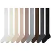 Calcetines Largos Hasta la Rodilla para Mujer, Cálidos y Resistentes al Frío, Estilo Otoño e Invierno, Extra Largos, Antideslizantes, Adelgazantes, Alta Elasticidad, Ligera Compresión, Calcetines Altos hasta el Muslo Jk