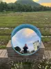 Espejo Fotográfico de Celebridad de Internet, Espejo Reflectante Cóncavo-Convexo, Decoración para Actividades al Aire Libre, Espejo de Gran Ángulo, Toma de Fotos en Atracciones Turísticas, Espejo Rosa Divertido