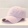 Gorra de Béisbol Nueva Estilo Simple con Letra para Mujer Ins Marca de Moda Estilo Coreano Primavera y Verano Todo Combinable Gorra con Visera Curva Protección Solar para Hombre