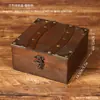 Baú de tesouro trancável modelo novo antigo estilo chinês caixa de armazenamento de joias de madeira caixa de embalagem vintage caixa para filmagem de cinema e televisão