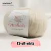 Comercio exterior hilo de mohair de bebé sudafricano para tejer a mano ganchillo DIY hilo fino hilo de mohair de seda ovillo de caballito de mar venta al por mayor