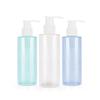 Botella de agua desmaquillante de 200 ml Botella dispensadora de aceite limpiador Botella de loción corporal Color ajustable Botella cilíndrica de hombro plano Botella de loción