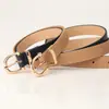 Cinturón Coreano de Moda para Mujer, Listo para Usar, Delgado Decorativo para Jeans de Estudiante, Cinturón Combinable para Ropa de Mujer