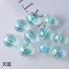 Cuentas Irregulares de Colores con Forma de Corazón de Caramelo Recubiertas de UV de Acrílico Cuentas Sueltas Accesorios para Cadena de Teléfono Collar Pulsera Venta al por Mayor