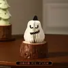 Decorações temáticas de abóbora de Halloween, fantasias de fantasma, enfeites de mesa, arranjos de vitrine de loja e adereços atmosféricos