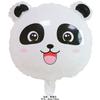 Nuevo Estilo Globo de Aluminio Panda Tesoro Nacional Panda Gigante 18 pulgadas Cabeza de Panda Decoración de Fiesta de Cumpleaños Globo de Papel de Aluminio