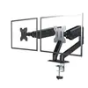 Soporte Universal para Monitor de Computadora sin Taladro, Brazo Mecánico Neumático Giratorio para Pantalla Única/Doble