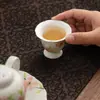 Xícara de Chá Cerâmica Pastel Pintada à Mão Conjunto de Chá Kung Fu Xícara de Anfitrião Xícara Única Xícara de Degustação de Chá Japonês Tigela Pequena de Chá