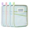 Bolsa para Materias con Forma de L Bolsa de Clasificación por Materias Bolsa para Archivos A4 Estilo Cremallera Bolsa para Libros Malla Abertura Grande Estudiante Portátil Bolsa para Libros