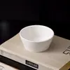 Bol de Cerámica de Color Sólido Bol para Arroz Bol Pequeño para Sopa Porcelana Doméstica Creativo Simple Bol para Guarnición Vajilla de Hotel