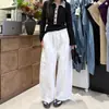 26 Pantalones Deportivos de Cintura Alta Rectos para Mujer de Otoño, Temporada de Otoño Casual Sueltos Adelgazantes Versátiles de Pierna Ancha Curvados para Mujer
