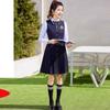 Falda plisada de cintura alta para estudiantes, uniforme JK, estilo universitario, estilo japonés, para clases y clases