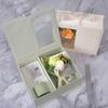 Regalo del Día del Maestro, Caja de Regalo de Ramo de Aromaterapia sin Llama, Souvenir Exquisito, Regalo de Cumpleaños de Flor de Rosa para Amigas