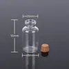 Garrafa de Vidro com Rolha, Garrafa de Vidro Transparente para Desejos, Garrafa Pequena de Vidro Espesso, Garrafa Pequena de Vidro com Rolha de Pequena Capacidade