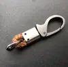 Herraje de llavero de cuerda trenzada, accesorios de metal para manualidades, elegante, moderno, llavero para coche, colgante para cintura