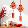 Decorações de Ano Novo com o Personagem'' para 2026 Ano do Cavalo, Lanternas String para Sala de Aula de Jardim de Infância de Ano Novo Chinês, Enfeites Pendurados para Decoração de Atmosfera