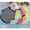 Ropa para Mascotas Perro Rayas Cuello Redondo Camiseta Primavera y Verano Estilo Coreano Protección Solar Linda Ropa para Perros Pequeños y Medianos Transfronteriza