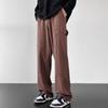 2024 primavera nova retro rebite decorativo lavado calças de madeira marca de moda masculina plus size macacão K1280
