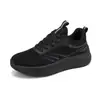Fujian Jinjiang Calçados Esportivos Femininos Sapatos Pretos Simples Leves Sola Macia Antiderrapante Tênis de Corrida Sapatos Casuais de Primavera e Outono para Viagem Fabricante