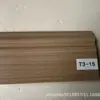 Zoclo de Compuesto de Madera y Plástico PVC Rodapié Zoclo de Piso de Madera 10cm Blanco Negro Negro Dorado Flor