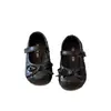 Sapatos Pequenos de Couro para Meninas 2026 Novos Sapatos de Princesa com Laço para Primavera e Outono Bebê Sapatilhas de Solado Macio Sapatos de Meninas
