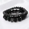 Pulsera de Cuero Tejida a Mano Multicapa Transfronteriza para Hombres y Mujeres, Estilo Hip-Hop con Cierre Magnético, Pulsera de Cuero como Regalo para Amigos