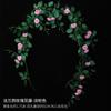 Flor artificial de ratán decorativa para conductos de aire acondicionado, revestimiento de paredes, techos, hojas, plantas verdes, rosas, flores artificiales enredaderas.