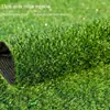 Tapete de grama artificial gramado verde artificial Jardim de infância casamento campo de futebol ao ar livre cercado artificial grama falsa de plástico