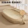Nido Tablero Rascador para Gatos de Sisal, Resistente al Desgaste y que No Suelta Pelo, Tablero Rascador Redondo Extra Grande de una Pieza, Recipiente Nido para Gatos, Cuerda de Cáñamo que No Se Puede Rascar