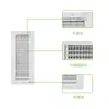 Rejilla de ventilación de techo de hierro / Rejilla de ventilación de metal de venta caliente transfronteriza / Salida de aire con lamas ajustables