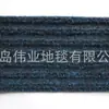 Alfombra de lámina compuesta de PVC de doble raya para el umbral de la puerta, alfombra de raya para suciedad, exterior, venta al por mayor