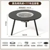 Estufa de barbacoa para exteriores mesa de barbacoa plegable portátil estufa de campo para barbacoa patio mesa de té picnic mesa de madera maciza