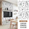 Pegatinas Estilo Vintage, Pegatinas para Renovación de Muebles Retro Franceses, Decoración Autoadhesiva para Puertas Deslizantes de Armarios, Papel Tapiz para Cubrir Armarios