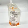 Saco de Bico Branco Leitoso de Formato Especial Vertical de Fábrica para Embalagem de Bico de Tinta Jato de Tinta e Filme em Rolo Automático
