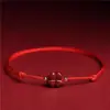 Pulseira Protetora de Corda Vermelha Pequena para o Ano de Nascimento, Pulseira Segura e Próspera, Tornozeleira Masculina, Casal de Estudantes, Presente Simples de Boa Sorte