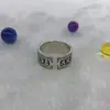 Anillo de Seis Palabras Mantra Toffee Plateado para Hombre, Plata Tailandesa, Estilo Ins, Diseño Original Retro Personalizado, Anillo Abierto Simple de Nicho