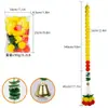 Decoración de campana con corona de caléndula de plástico transfronteriza India Vigna Atmósfera de Diwali Navidad corona de no muertos