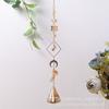 Artesanato de Jardinagem Decorativo Lua Dourada Sol Bola de Diamante AB Colorido Champagne Pingente de Cristal
