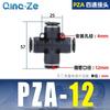 Conector Rápido Cruzado Quatro Vias Pza8 6 4 10 12mm Tubo de Ar Componentes Pneumáticos Acessórios para Bomba de Ar Multi-vias