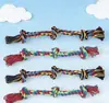 Juguetes para Perros, Juguetes para Gatos, Juguetes Sonoros para Mascotas, Juguetes de Cuerda de Algodón, Peluches Limpiadores de Dientes para Mascotas, Suministros para Mascotas al por Mayor