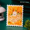 Pegatinas de Acrílico para Refrigerador de Sellos de Panda Flores Conmemorativas de Viaje Feiyun Meilan Qizai Fubao Wenchuang Regalo Divertido para Niños
