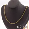 Colar de aço inoxidável com banho de vácuo ouro 18k com corrente corrente de bolinhas corrente de suéter corrente de lábios acessórios de joias diy atacado
