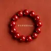 Pulseira Cinnabar Areia Imperial, Pulseira Cinnabar Vermelho Ano Zodiacal, Pulseira Cinnabar Baixo Teor Masculina e Feminina Presente Atacado