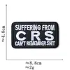 Parches bordados al por mayor transfronterizos, insignias bordadas rectangulares, parches decorativos en inglés para chaqueta de trabajo retro americana