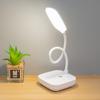 Luminária de Mesa LED para Proteção dos Olhos, Aprendizado Estudantil, Escurecimento por Toque, Recarregável, Dormitório, Quarto Infantil, Cabeceira, Leitura, Mesa