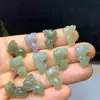 Jade Hetian Natural Material Qinghai {Dragão} Pingente Pequeno Pulseira de Contas Pequenas DIY Pingente de Contas de Buda Colar