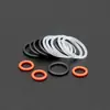 Spot Atacado Diâmetro do Fio 1,2 mm Alta Elasticidade O-Ring Translúcido/Preto/Vermelho Grau Alimentício Anel de Silicone em Forma de O